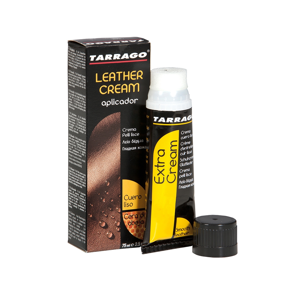 Арт.TCO87/75 Крем тюбик с губкой Leather cream, БОЛЬШОЙ, 75мл.  