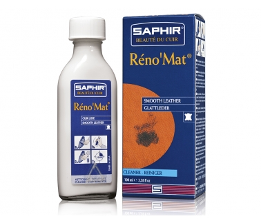Очиститель для гладкой кожи RENO Mat, стекл.флакон, 100мл.